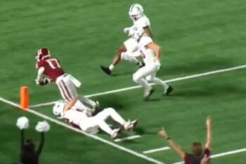 Harvard completes crazy Hail Mary play to stun Colgate