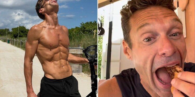 Ryan Seacrest reveals fitness secret behind chiseled abs in viral post