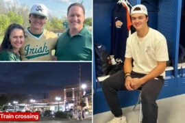 College baseball player dead at 18 after being struck by train